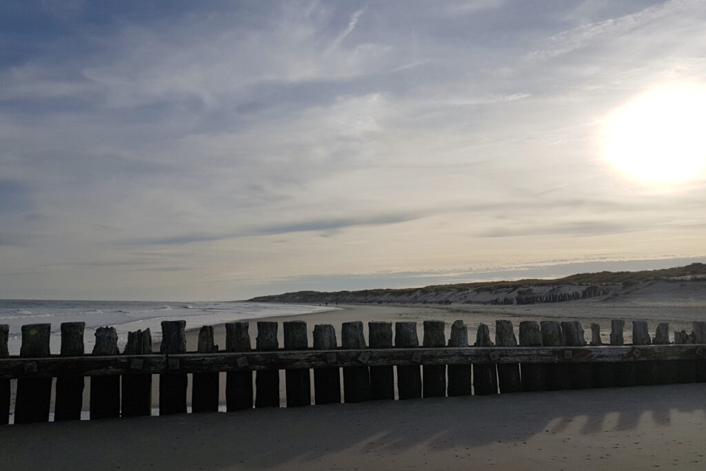 Abendliche Stimmung am Strand von Norderney