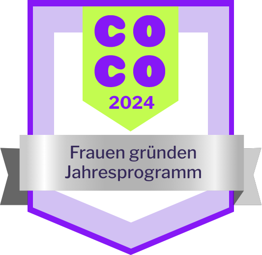 Coco Frauen gründen Jahresprogramm - Teilnahmezertifikat
